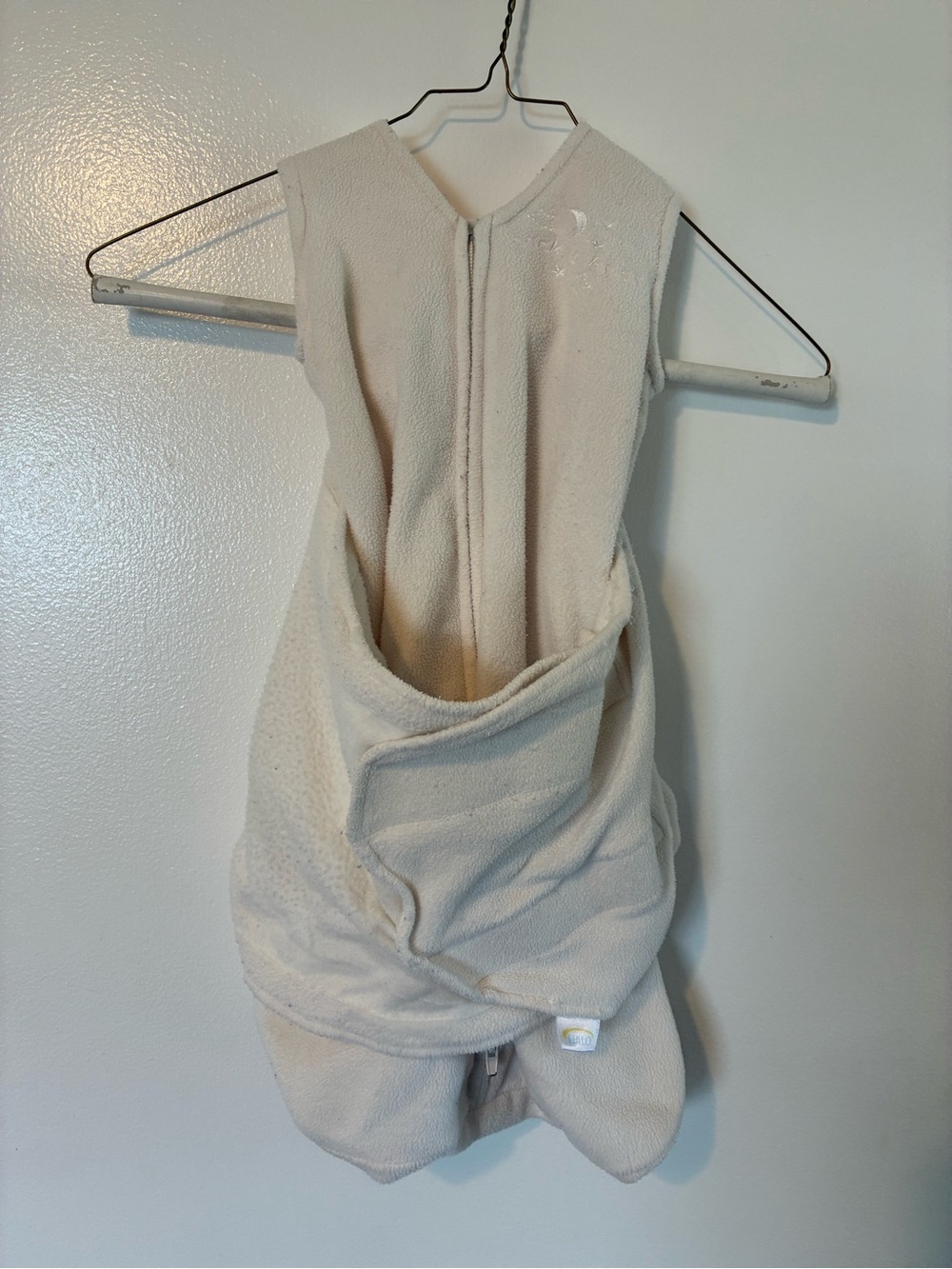 Halo Cream Fleece Infant Sleepsack Swaddle